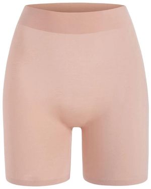 Wolford Cotton Contour Control Shorts - Naturel