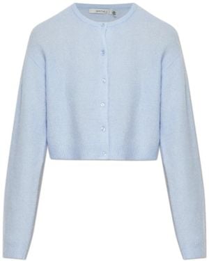 Gestuz Truien & Vesten ,Blauw ,Wol Gzdebbie Cardigan