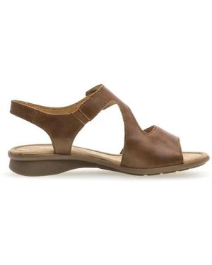 Gabor Shoes > sandals > flat sandals - Marron