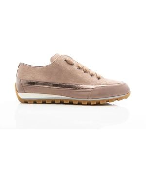 Candice Cooper Taupe janis zip sneakers - Neutro