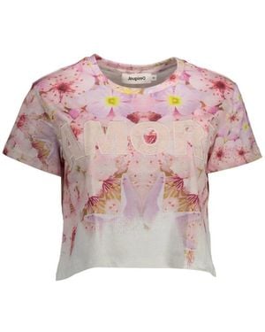 Desigual T-Shirts - Pink