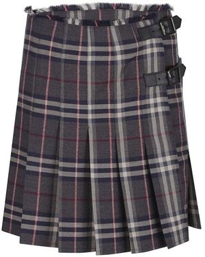 Burberry Short Skirts - Grigio