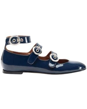 SCAROSSO Ballerina Shoes - Blue