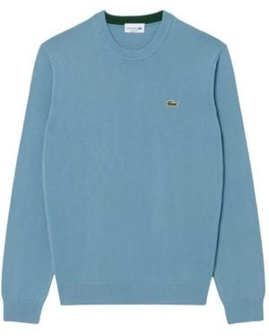 Lacoste Rundhals-Strickpullover - Blau
