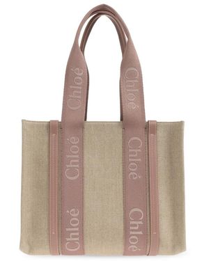 Chloé Woody Medium Tote - Bruin