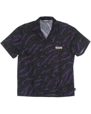 Octopus Short Sleeve Shirts - Bleu