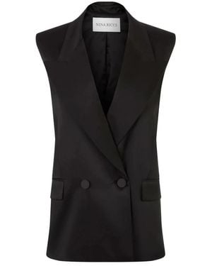 Nina Ricci Waistcoats - Black