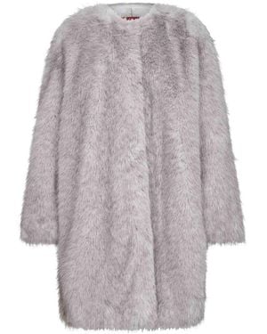 Max Mara Single-Breasted Coats - Gris