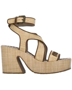 Mou High Heel Sandals - Metallic