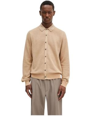 Paul Smith Leinenmischungs-Strickjacke - Natur
