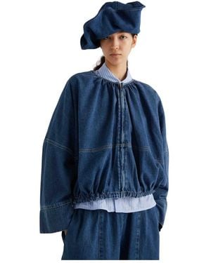 MEIMEIJ Denim Jackets - Blue
