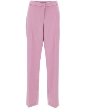 Elena Miro Straight Trousers - Pink