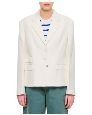 Wales Bonner Jassen ,Wit ,Katoen Classic Jacket