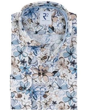 R2 Amsterdam Casual Shirts - Azul