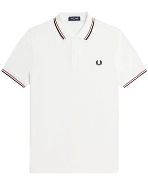 Fred Perry Polo Shirts - White