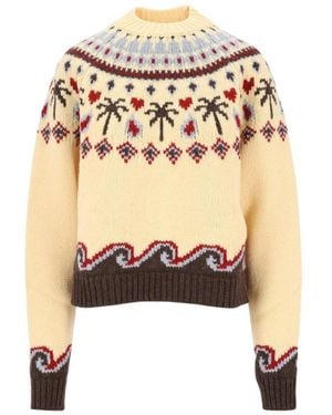 Alanui Süßer Winterpullover - Natur