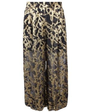 Nina Ricci Wide Trousers - Multicolour
