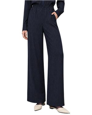 Kocca Broeken ,Blauw ,Leer Wide Broeken