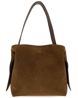 Acne Studios Tassen ,Bruin ,Leer Musubi Suede Midi Bag