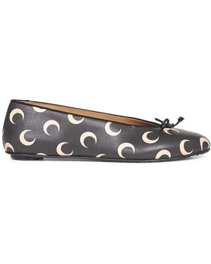 Marine Serre Ballerinas - Black