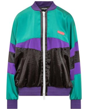 DSquared² Jassen ,Veelkleurig ,Polyester 80S Track Jacket - Groen