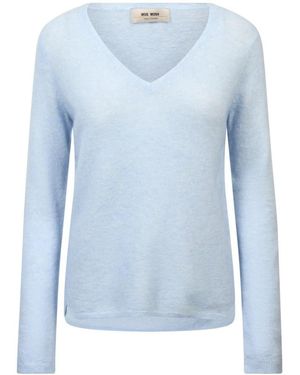 Mos Mosh Truien & Vesten ,Blauw ,Gebreide Kleding