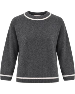 Marella Round-Neck Knitwear - Gris