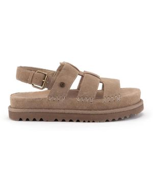 Warmbat Wenlock Platte Sandalen - Bruin