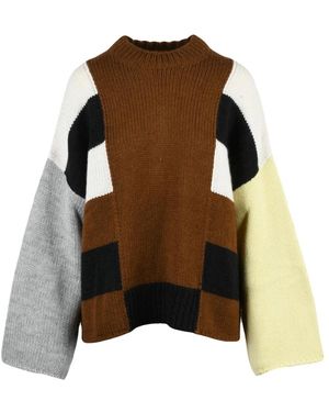 Phisique Du Role Round-Neck Knitwear - Marrón