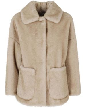 Herno Faux Fur & Shearling Jackets - Neutro