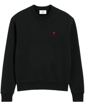 Ami Paris Sweatshirts - Negro