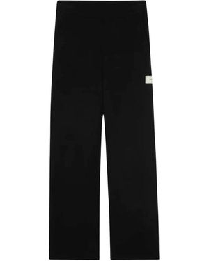 flâneur Broeken ,Zwart ,Katoen Atelier Gebreide Broek