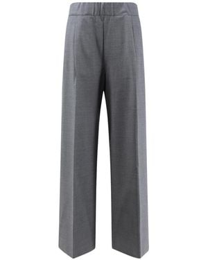 Semicouture Wijde Broek - Grijs