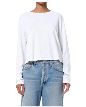 Agolde Long Sleeve Tops - Blu