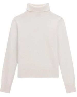 Guess Pullover Met Hoge Hals - Wit