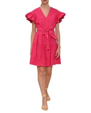 Kaos Pope Line Kleid Rpjle027 - Rot