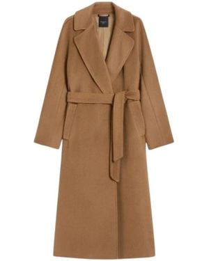 Weekend by Maxmara Jassen ,Bruin ,Wol Tempera Jas