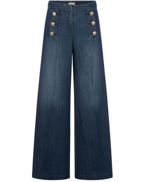Seductive Wide Jeans - Blue