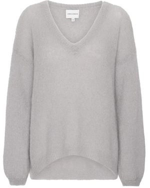 American Dreams V-Neck Knitwear - Gris