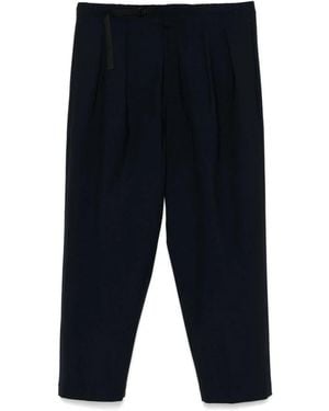 Seven Gauge Straight Trousers - Blauw
