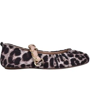 Marella Schoenen ,Veelkleurig ,Leer Matteo Ballerina - Zwart