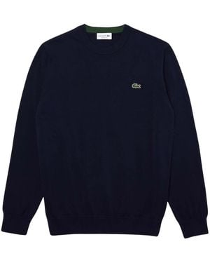 Lacoste Round-Neck Knitwear - Azul
