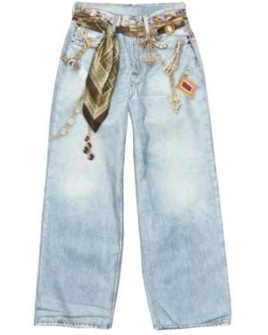 Acne Studios Loose-Fit Jeans - Azul