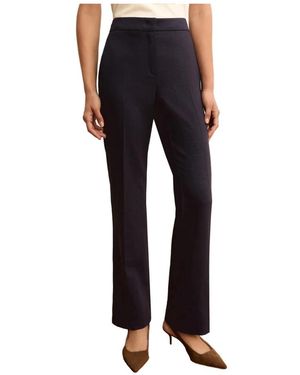 Marella Straight Trousers - Blue