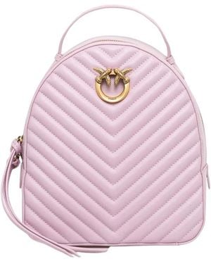 Pinko Love Click Classic Rucksack - Pink