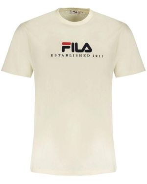 Fila Katoenen T-Shirt - Naturel