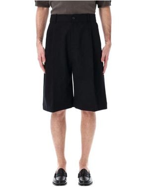 Studio Nicholson Long Shorts - Black