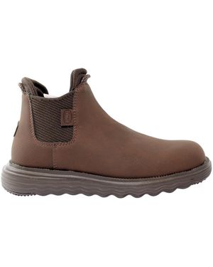 HEYDUDE Chelsea Boots - Brown