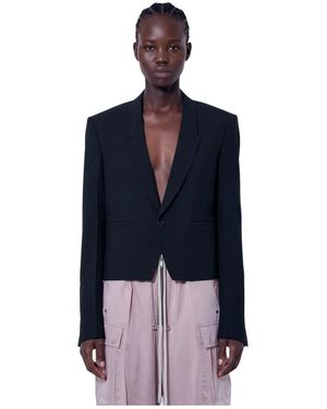 Rick Owens Jassen ,Zwart ,Katoen Alice Jas - Blauw