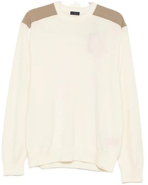 Paul & Shark Round-Neck Knitwear - Natural